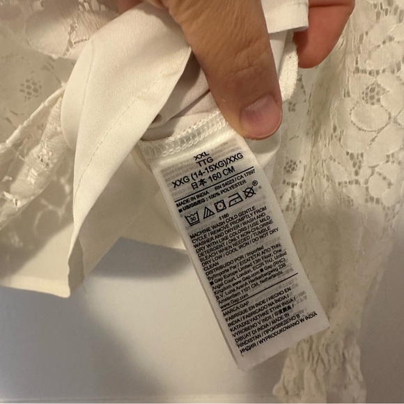 Kids Ruffle Lace Top - Picture 4 of 4